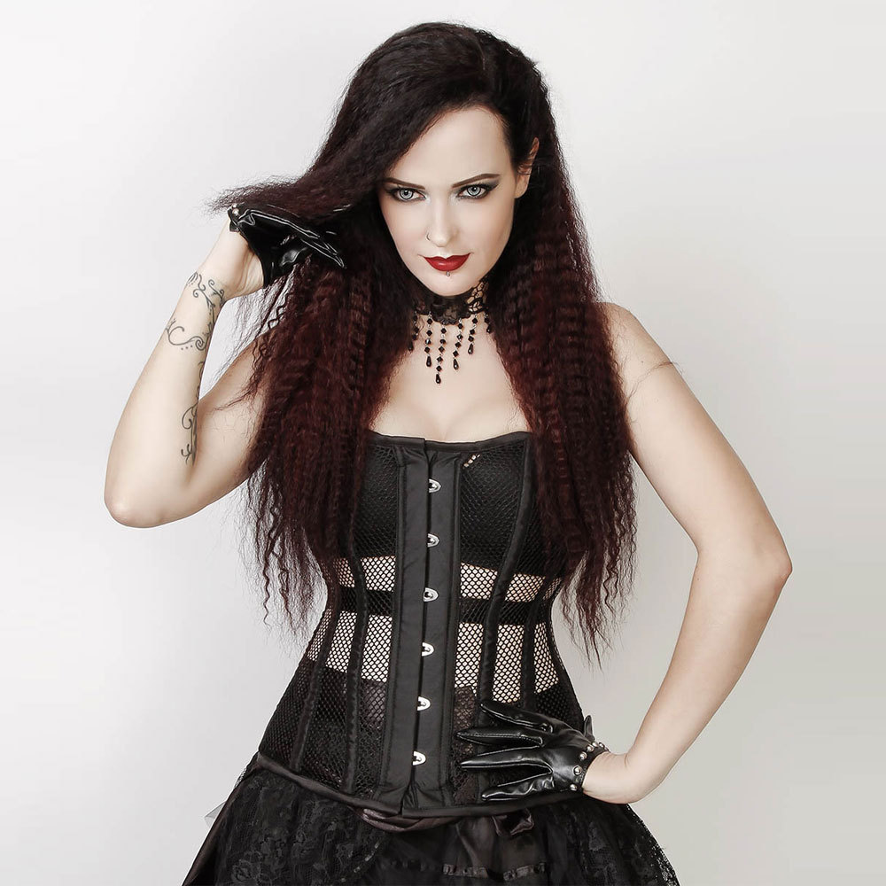 Attitude Corsets - Iselin Vollbrust Korsett - Schwarz